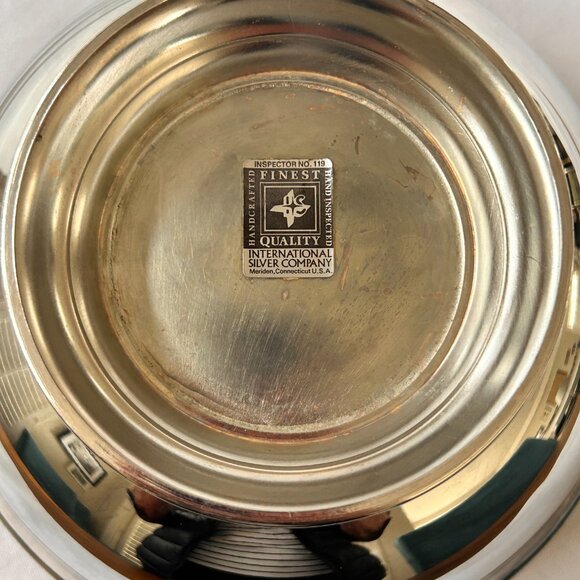 Vintage International Silver Company Silver Plate Footed...